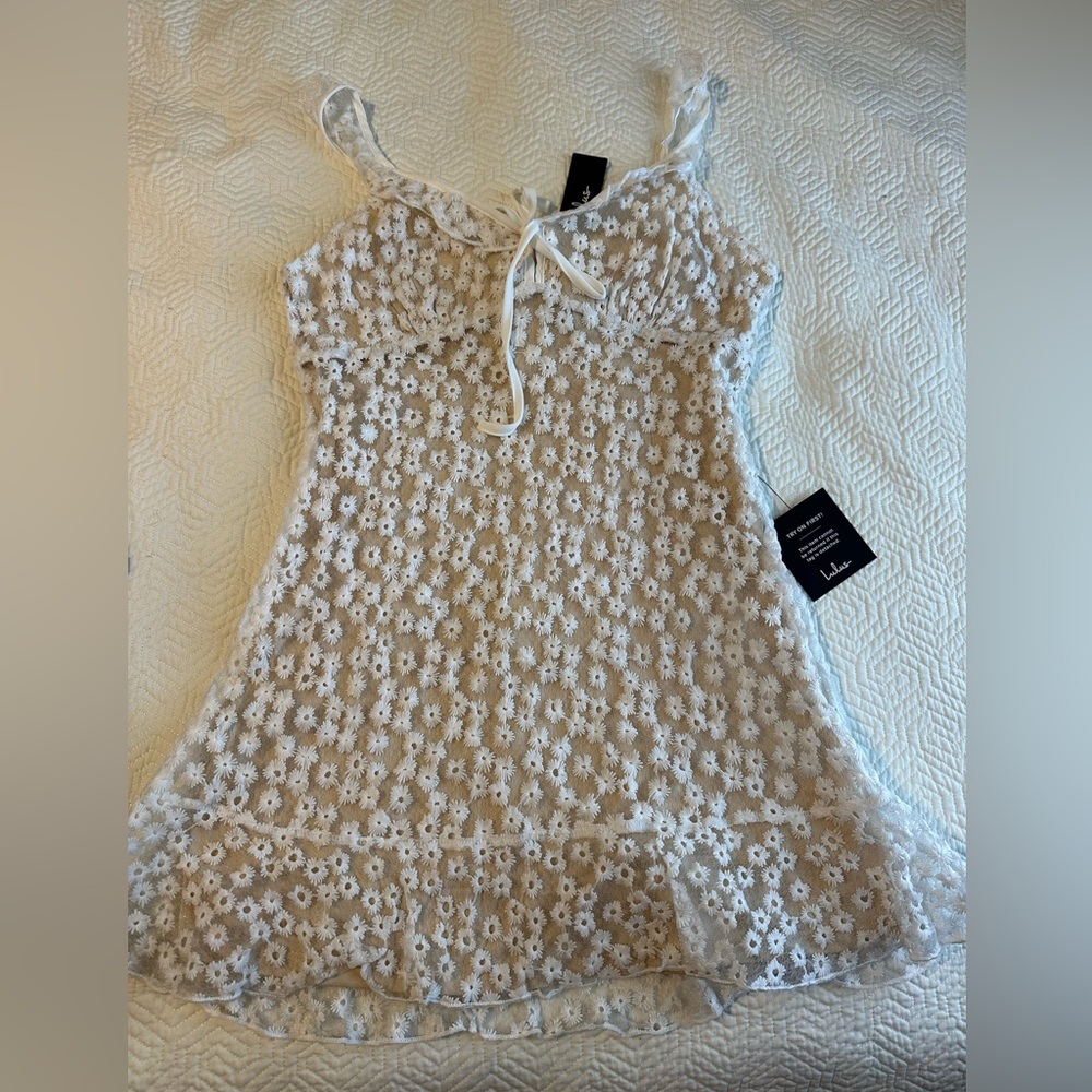 Lulus white mini dress